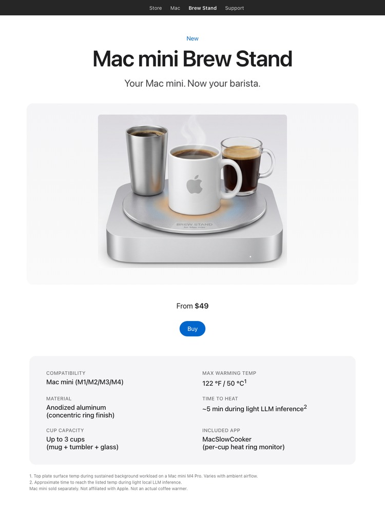 Mac mini Brew Stand