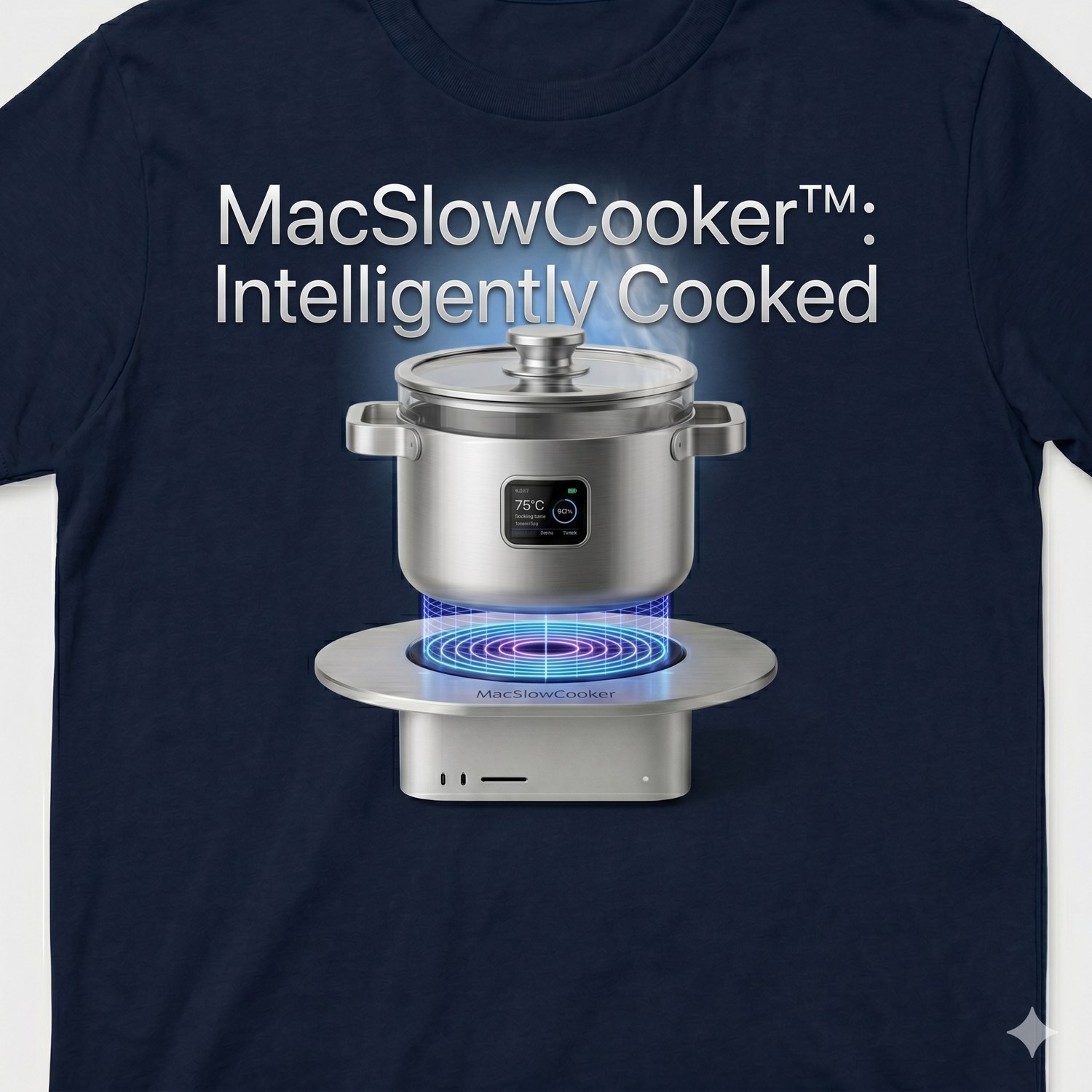 MacSlowCooker Tee — Cooking Plate